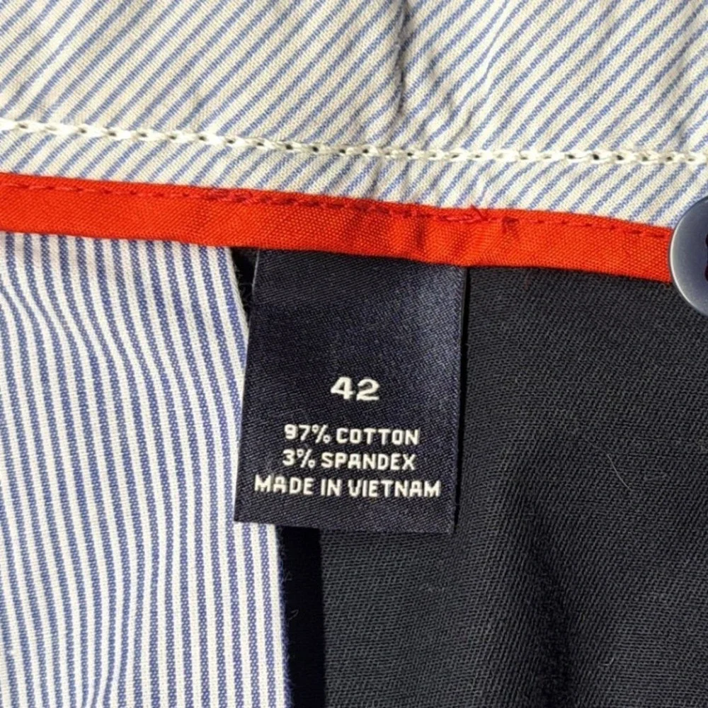 Cremieux Madison Shorts Mens‎ 42 Navy Blue New Comfort Stretch Chino 9